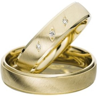 Trauringe Gelbgold 5mm
