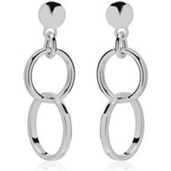 Kreis Ohrstecker aus 925er Sterlingsilber