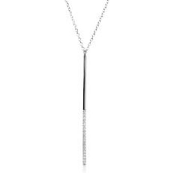 925er Sterlingsilber Kette mit Zirkonia