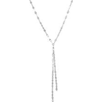 Damenkette Plättchen aus 925er Sterlingsilber