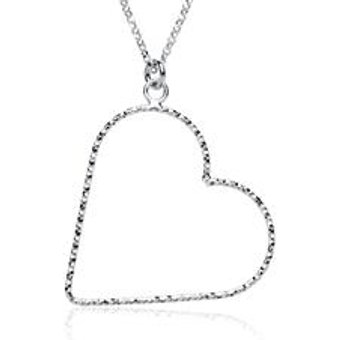 Herzkette aus 925er Sterlingsilber