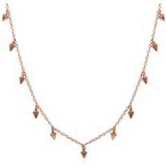 Rosévergoldete Sterlingsilber Kette