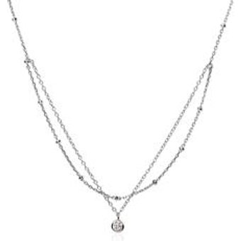 Kette aus 925er Sterlingsilber mit Zirkonia