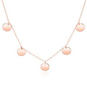 Kette aus rosévergoldetem 925er Silber