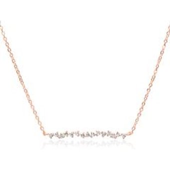 Kette für Damen aus 925er Silber, rosévergoldet