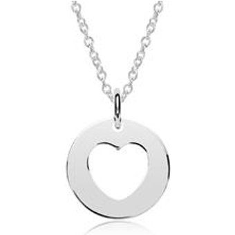 Kette Anhänger Herz aus 925er Sterlingsilber