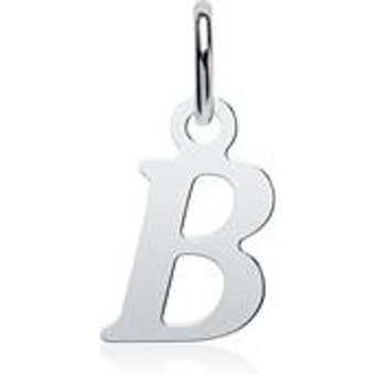 Buchstabenanhänger B aus 925er Silber