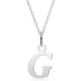 Buchstabenkette G aus 925er Silber