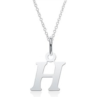Buchstabenkette H aus 925er Silber