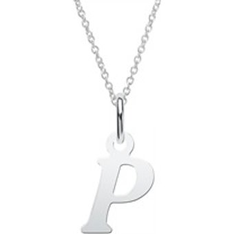 Buchstabenkette P aus 925er Silber