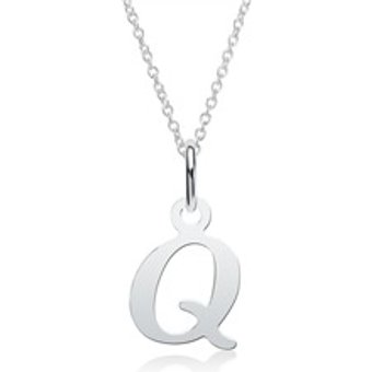 Buchstabenkette Q aus 925er Silber