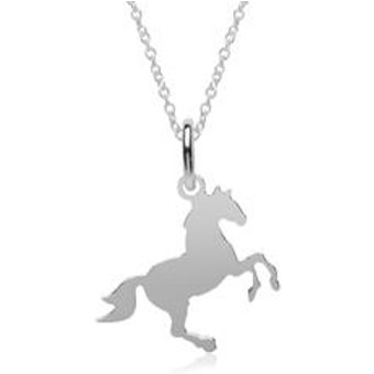 Kette Pferd aus 925er Silber