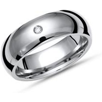 Glänzender Ring Titan in 6mm Breite