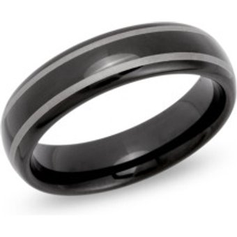 Wolframring glänzend Lasergravur