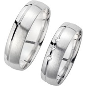 Eheringe mit Brillanten Breite 5,5 mm