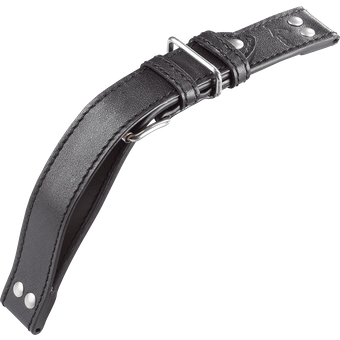 Fliegerlederband schwarz