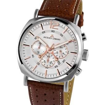 Jacques Lemans 1-1645D Lugano Chronograph 46mm 10ATM