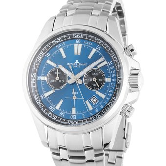 Jacques Lemans 1-2117ZC Liverpool Herren Chronograph 44mm 20ATM