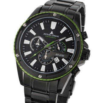 Jacques Lemans 1-2141H Liverpool Chronograph Herrenuhr 48mm 20ATM
