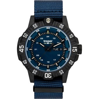 Traser H3 110724 P99 Q Tactical Blue Herrenuhr 46mm 20ATM