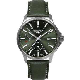 Bauhaus 2860-4 Herrenuhr Aviation Automatik Titanium 42mm 10ATM