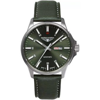 Bauhaus 2866-4 Herrenuhr Aviation Automatik Titanium 42mm 10ATM