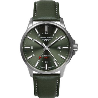 Bauhaus 2868-4 Herrenuhr Aviation Automatik Titanium 42mm 10ATM