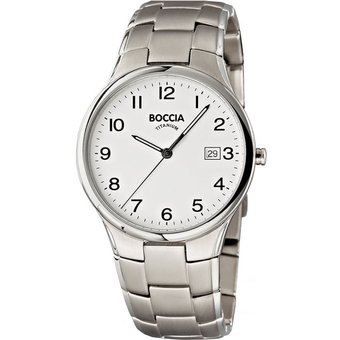 Boccia 3512-08 Herrenuhr Titanium 36mm 5ATM