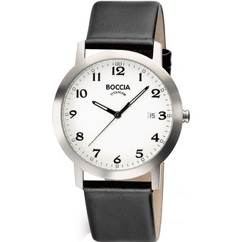 Boccia 3618-01 Herrenuhr Titanium 38mm 5ATM