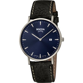 Boccia 3648-02 Herrenuhr Titanium 39mm 3ATM