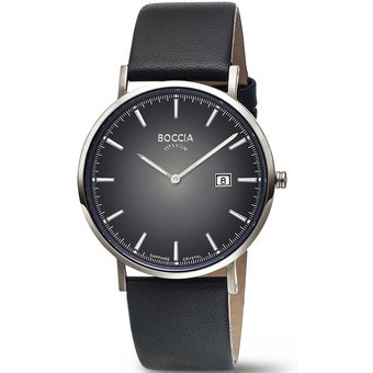 Boccia 3648-04 Herrenuhr Titanium Saphirglas 39mm 3ATM