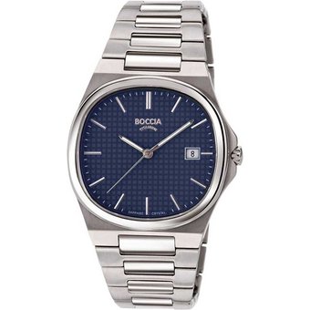 Boccia 3657-02 Herrenuhr Titanium Saphirglas 39mm 5ATM