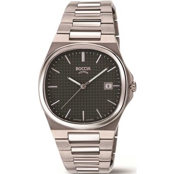 Boccia 3657-04 Herrenuhr Titanium Saphirglas 39mm 5ATM