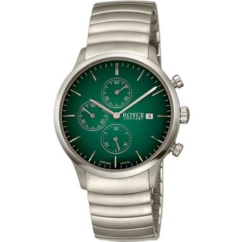 Boccia 3743-01 Royce Chronograph Titanium Herrenuhr 40mm 3ATM