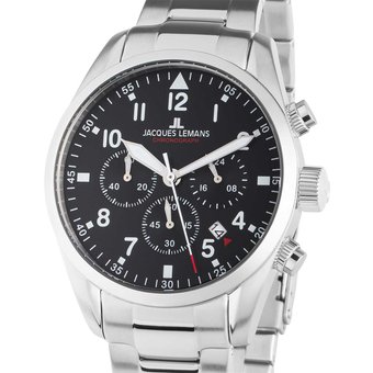 Jacques Lemans 42-2C Barcelona Herren Chronograph 42mm 10ATM