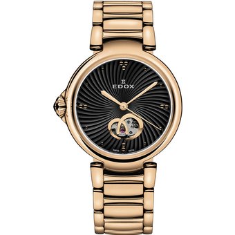 Edox 85025-37RM-NIR LaPassion Automatik Damenuhr 33mm 5ATM