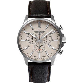 Bauhaus 2880-5 Herrenuhr Aviation Chrono Titanium 42mm 10ATM