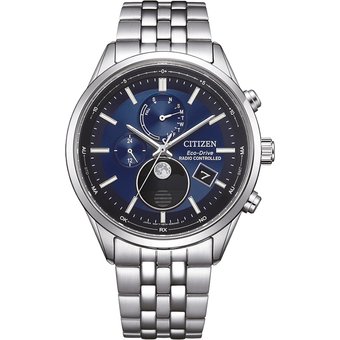 Citizen BY1030-50L Herrenuhr Eco-Drive 4-Zonen Funkuhr Mondphase 42mm 10ATM