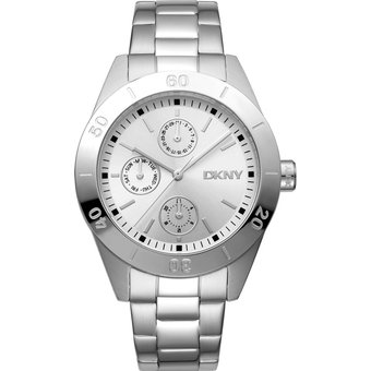 DKNY DK1L079M0015 Damenuhr Nolita Sport Silver 38mm 5ATM