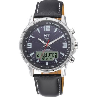 ETT EGS-11550-21L Solar Drive Funk Professional Herrenuhr 43mm 10ATM