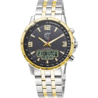 ETT EGS-11553-21M Solar Drive Funk Professional Herrenuhr 43mm 10ATM