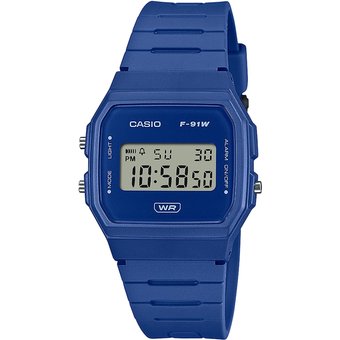 Casio F-91WB-2A1EF Herrenuhr Timeless collection 35mm 1ATM