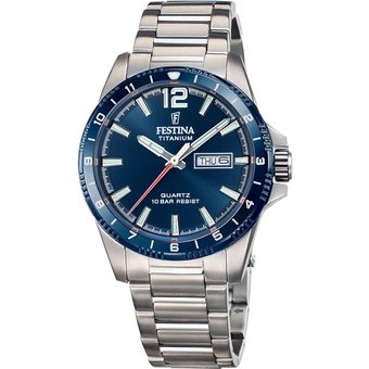 Festina F20698/2 Herrenuhr Quarz Titanium 43mm 10ATM