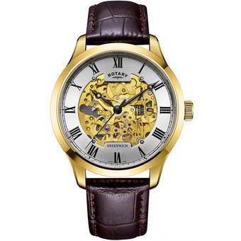 Rotary GS02941/03 Greenwich Automatik Herrenuhr 42mm 5ATM