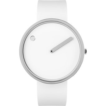 Picto 43364-0220S Unisex White Silicone 40mm 5ATM