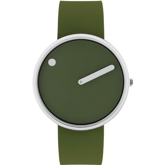 Picto 43396-7764S Unisex Fresh Olive Silicone 40mm 5ATM