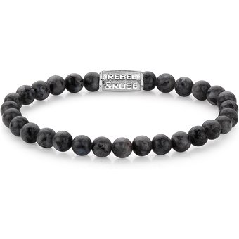 Rebel & Rose Armband Grey Seduction RR-60026-S-M Unisex