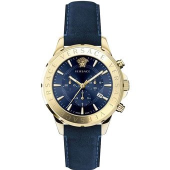 Versace VEV601423 Signature Chronograph Herrenuhr 44mm 5ATM