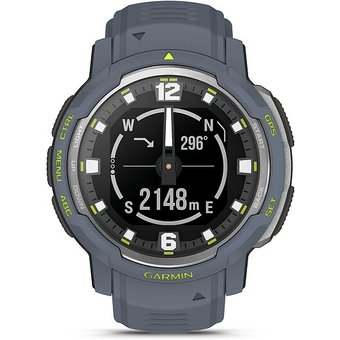 Garmin Instinct Crossover mit Silikonarmband Ref. 010-02730-04 - Outdoor GPS Smartwatch