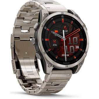 Garmin fenix® 8 AMOLED Saphir mit Titanarmband Ref. 010-02904-40 - Multisport GPS Smartwatch